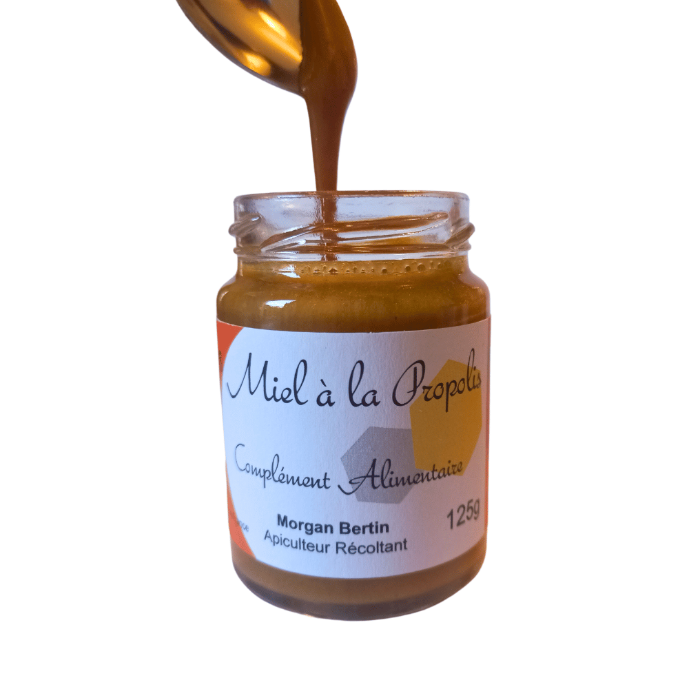 Pot de Miel à la Propolis Bio 125g